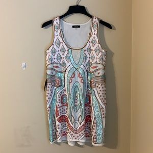 Verty Brand sequin shift dress